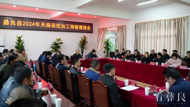彝良县召开2024年天麻采挖现场会